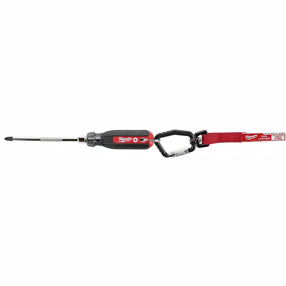 Milwaukee 1-1/2 in. Lanyard Split Ring, 2 lb. Capacity (5-Piece Pack)