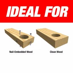 Diablo 3-Piece High Speed Steel Auger Bit Set, Hex Shank thumbnail 2