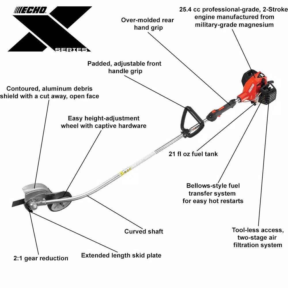 ECHO PE-2620 X Series 25.4 cc Gas 2-Stroke Stick Edger
