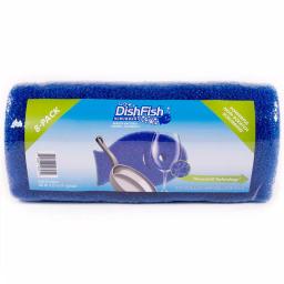 DishFish Scrubber 8-Pack - Non-Scratch Ergonomic Dish Cleaning Sponges thumbnail 1