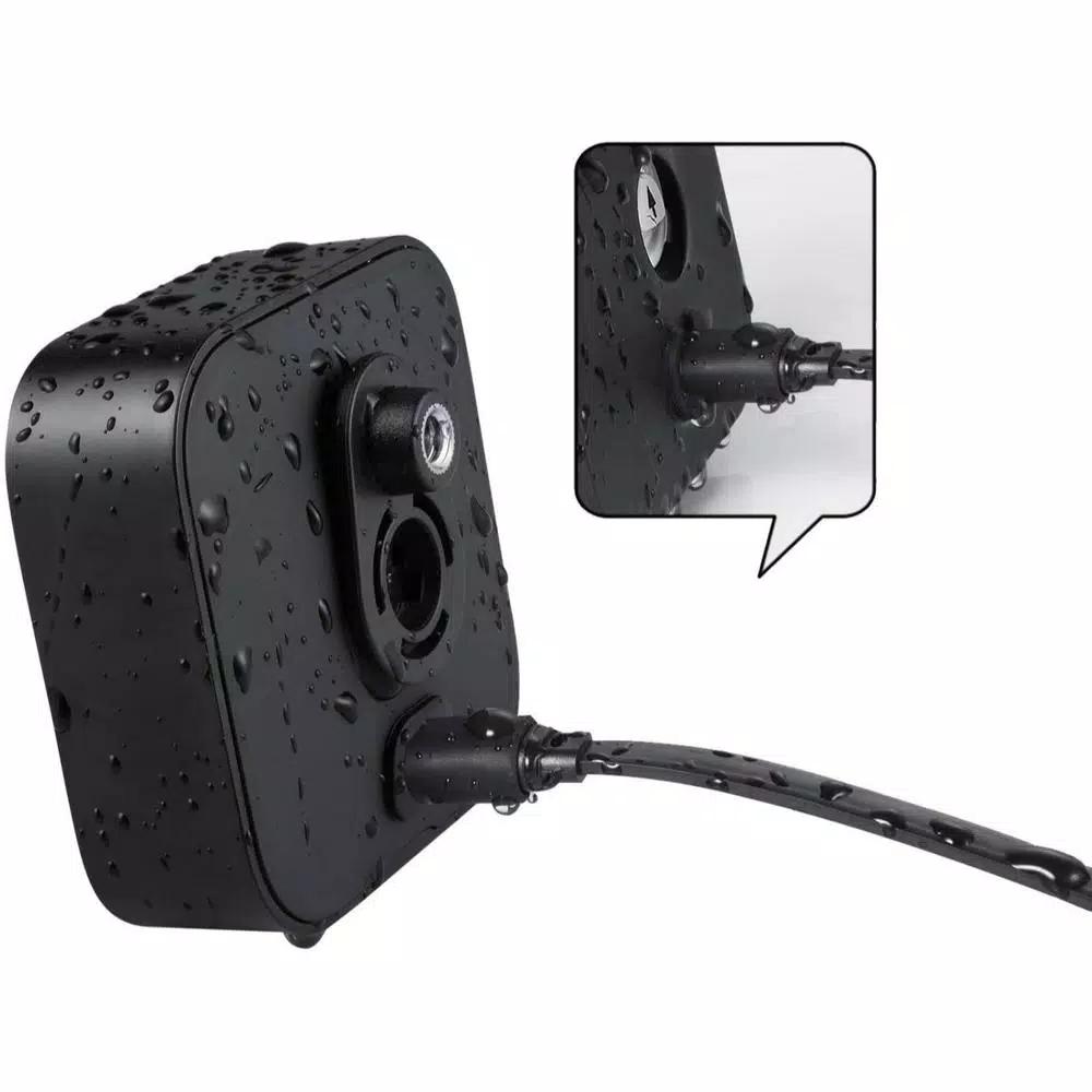 Wasserstein Weatherproof Power Cable for Blink Outdoor, XT and XT2 Cameras - 16 ft. (2-Pack, Black)