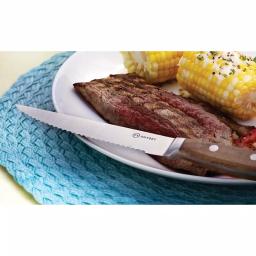 Outset Curtis Lloyd 6-Piece Forged Stainless Steel Steak Knife Set with Rosewood Handles thumbnail 4