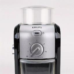 Krups GVX2 Black Stainless Steel Flat Burr Coffee Grinder, 17 Grind Settings thumbnail 2