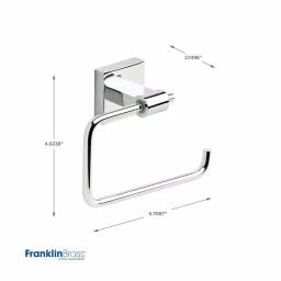 Franklin Brass Maxted 5-Piece Polished Chrome Bath Hardware Accessory Set thumbnail 8