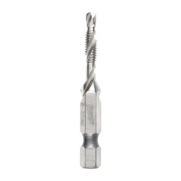 Milwaukee SHOCKWAVE 8-32 UNC Steel Drill Tap Bit, 32 TPI