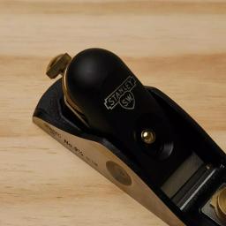 Stanley Sweetheart No. 9-1/2 Block Plane, 6.5 in. Cast Iron Base with A2 Steel Blade thumbnail 6