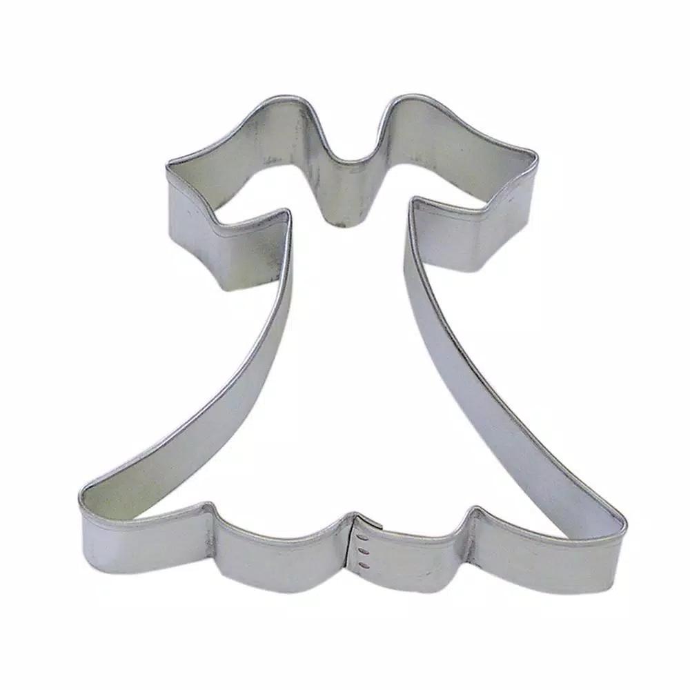 CybrTrayd-R&M 12-Piece Heavy-Duty Tinplated Steel Cookie Cutter Set with Recipe