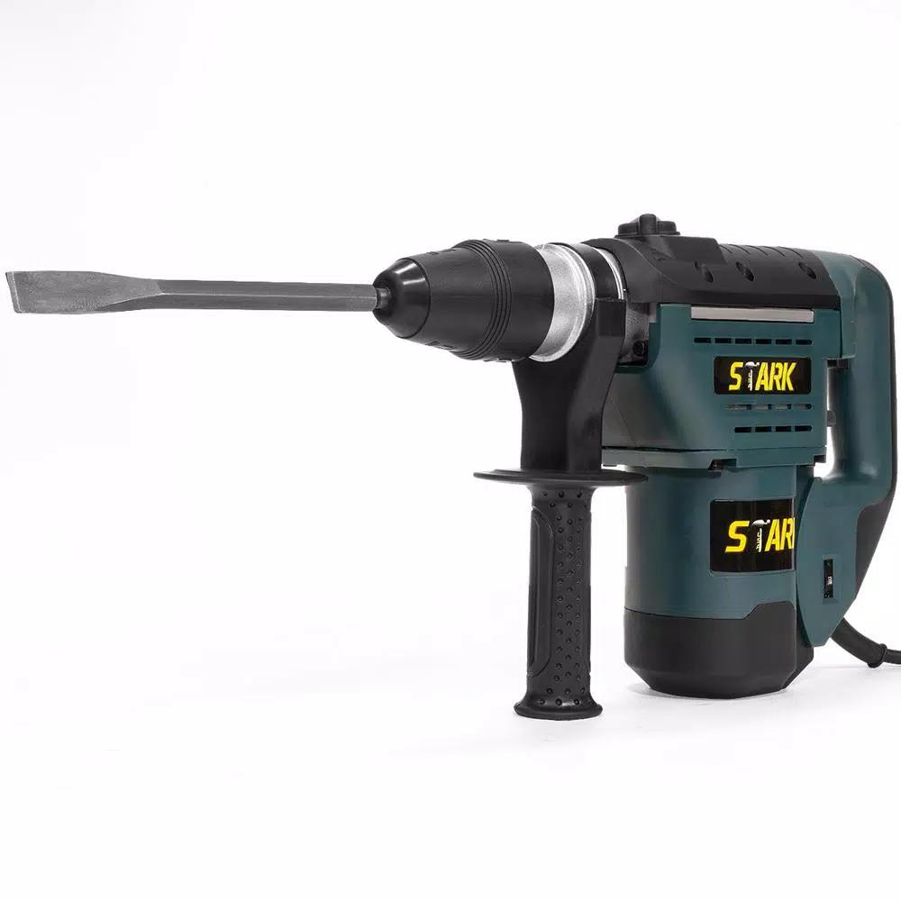 Stark 8.3 Amp 1/2 in. SDS-Plus Corded Rotary Hammer Drill Kit with Chisel Bit Set