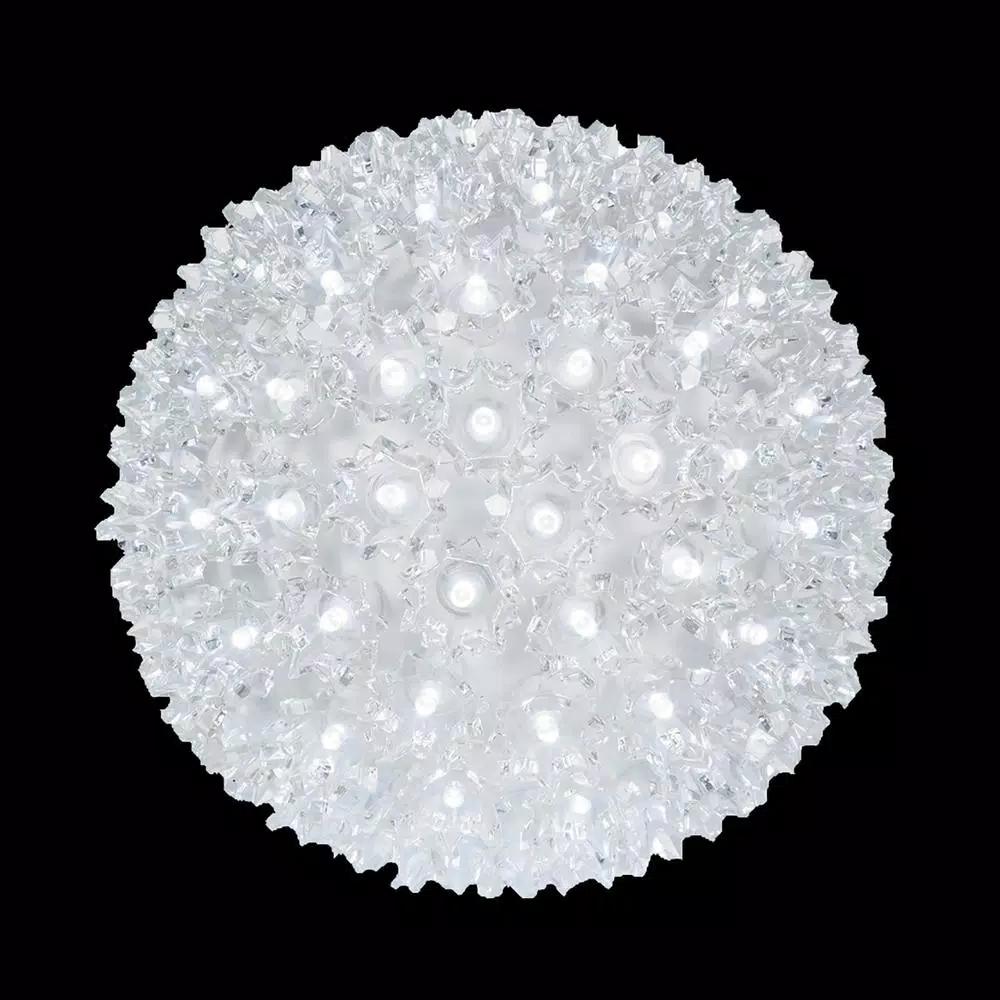 Wintergreen Lighting 6 in. 70-Light LED Cool White Twinkle Starlight Sphere