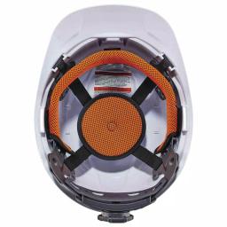 Ergodyne Skullerz 8970 Class E White Cap Style Hard Hat with Ratchet Suspension thumbnail 8