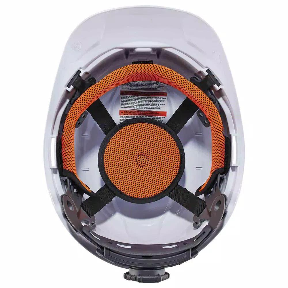 Ergodyne Skullerz 8970 Class E White Cap Style Hard Hat with Ratchet Suspension