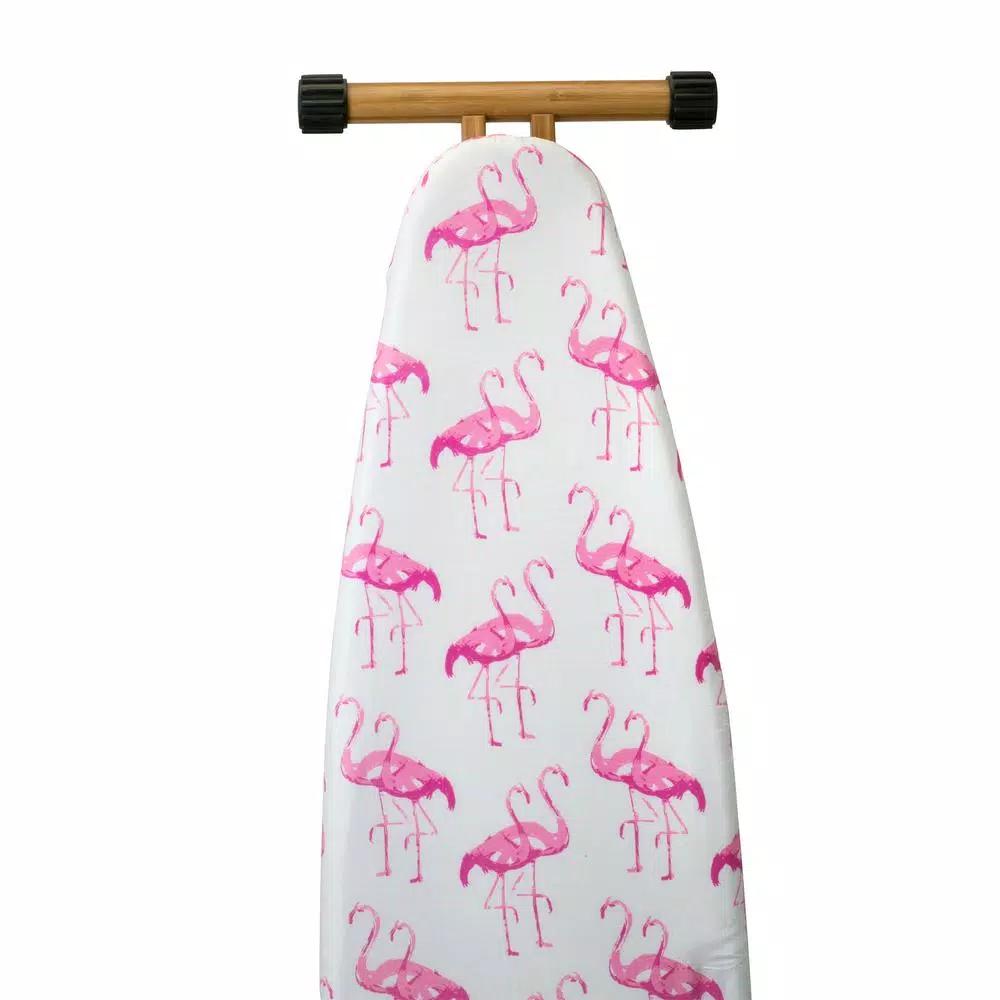 Unbranded Macbeth Ironing Board Cover, Painted Flamingo Print