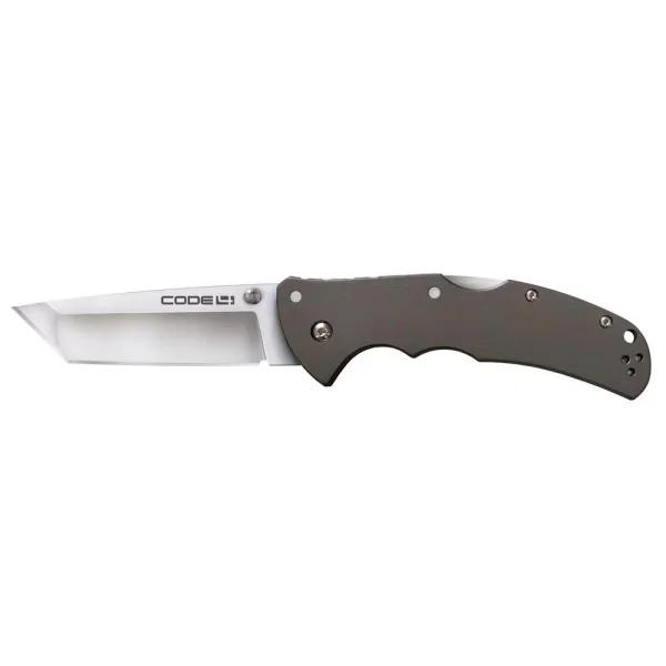 Cold Steel Code 4 3.5 in. Tanto S35VN Folding Knife, Plain Edge