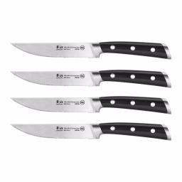 Cangshan S Series 5 in. German Steel Forged Serrated Steak Knife Set, 4-Piece thumbnail 1