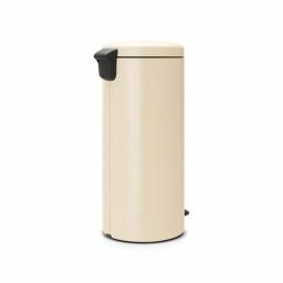 Brabantia 8 Gallon Almond Steel Step-On Trash Can with Soft-Close Lid thumbnail 2