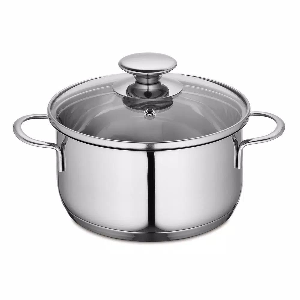 Frieling Küchenprofi 1.6 qt. Stainless Steel Stock Pot with Vented Glass Lid