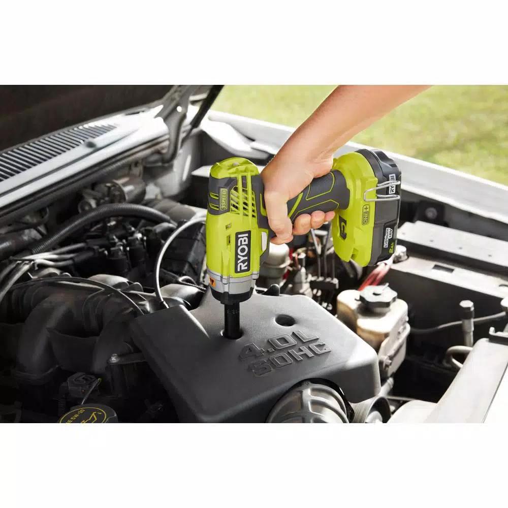 RYOBI 18V ONE+ Cordless 3-Speed Impact Wrench Combo Kit (1/2 in. and 3/8 in.)