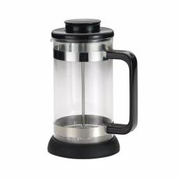 BonJour Coffee & Tea Riviera 8-Cup French Press with Coaster and Scoop, Black thumbnail 1