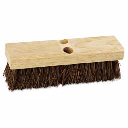 Boardwalk 10 in. Palmyra Bristle Upright Deck Brush Head with Hardwood Block thumbnail 1