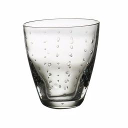 Abigails Rain Drop 8 oz. Clear Double Old-Fashioned Glass Set, Set of 4 thumbnail 1