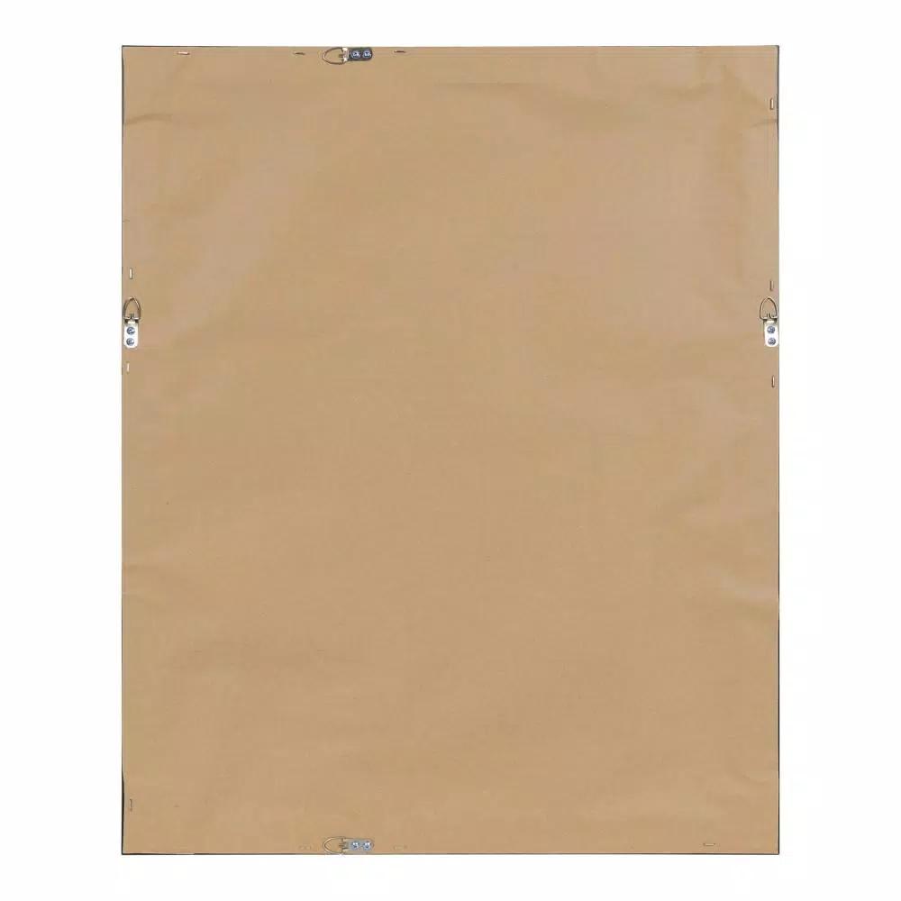 DesignOvation Kate and Laurel Beatrice Walnut Brown Rectangle Magnetic Dry Erase Memo Board