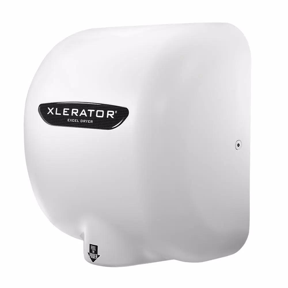 XLERATOR High-Speed Automatic Electric Hand Dryer with White BMC Cover