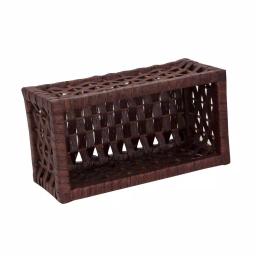 Household Essentials Brown Paper Rope Wicker Utility Basket Set with Washable Cotton Liners (Set of 3) thumbnail 4
