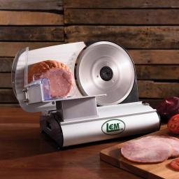 LEM Mighty Bite 200W Silver Meat Slicer with 8.5-inch Stainless Steel Blades thumbnail 3