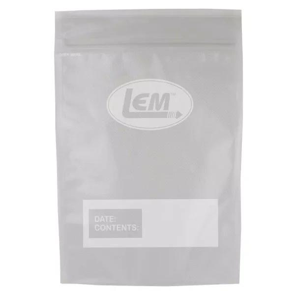 LEM 11 x 16 in. Gallon Size Reusable Zipper Top Vacuum Sealer Bags, 100 Count