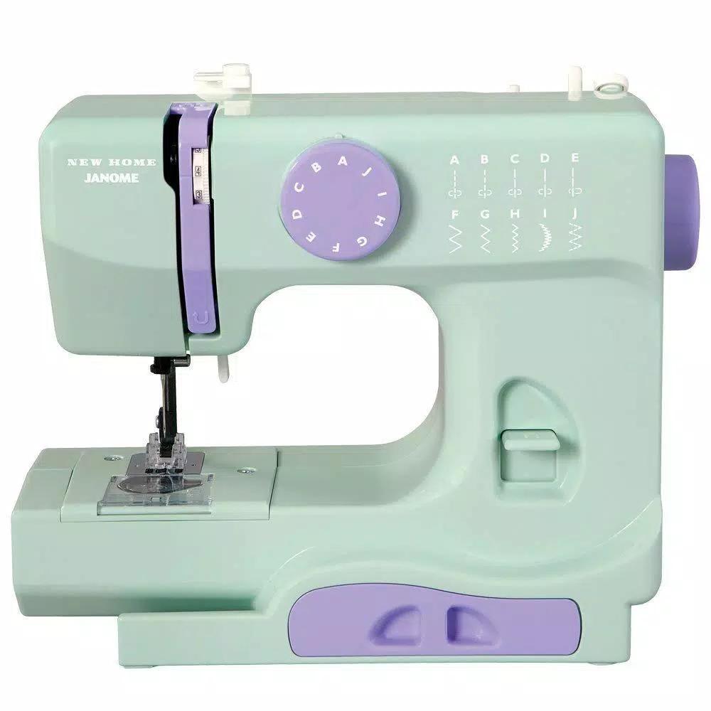 Janome Compact 10-Stitch Sewing Machine - Mystical Green