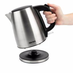 Aroma 4.5-Cup Stainless Steel Electric Kettle, 1000W, Automatic Shut-Off thumbnail 2