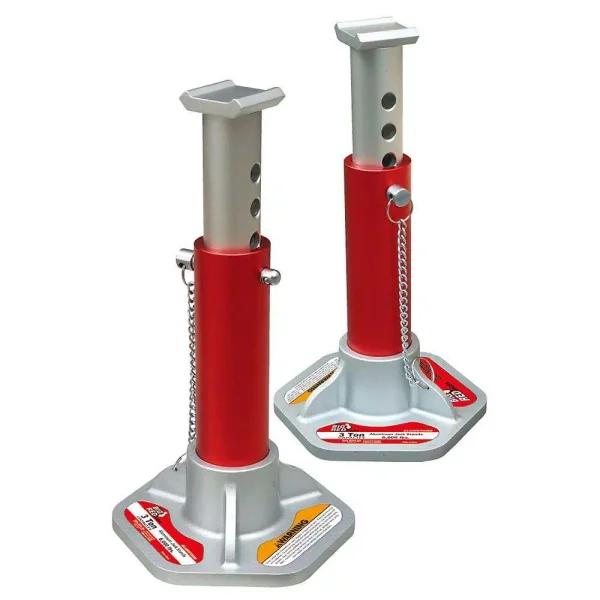 Big Red 3-Ton Aluminum Jack Stands, 2-Pack