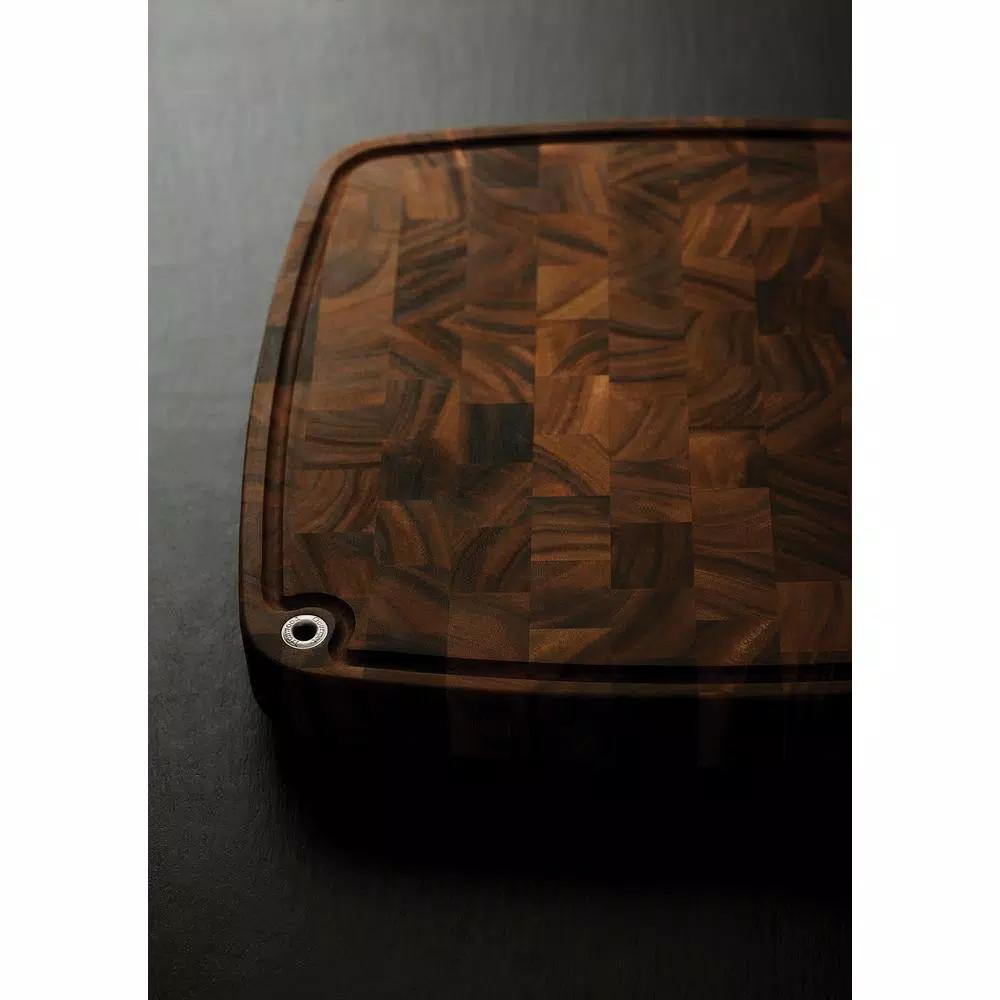 Ironwood Carolina Acacia Wood End Grain Cutting Board, 18 x 18 x 3 in