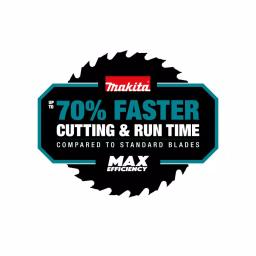 Makita 10 in. 80T Carbide-Tipped Max Efficiency Miter Saw Blade thumbnail 3