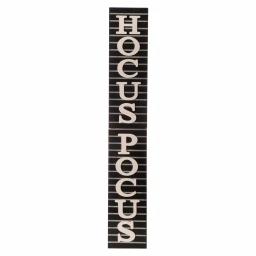 Glitzhome 60 in. Hocus Pocus Halloween Wooden Standing Porch Sign and Hanging Decor thumbnail 1