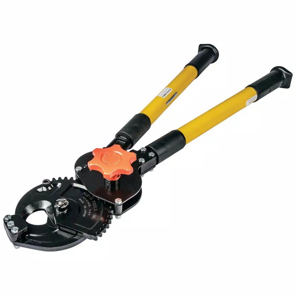 Klein Tools 28 in. Heavy-Duty Ratcheting Cable Cutter for Steel and ACSR