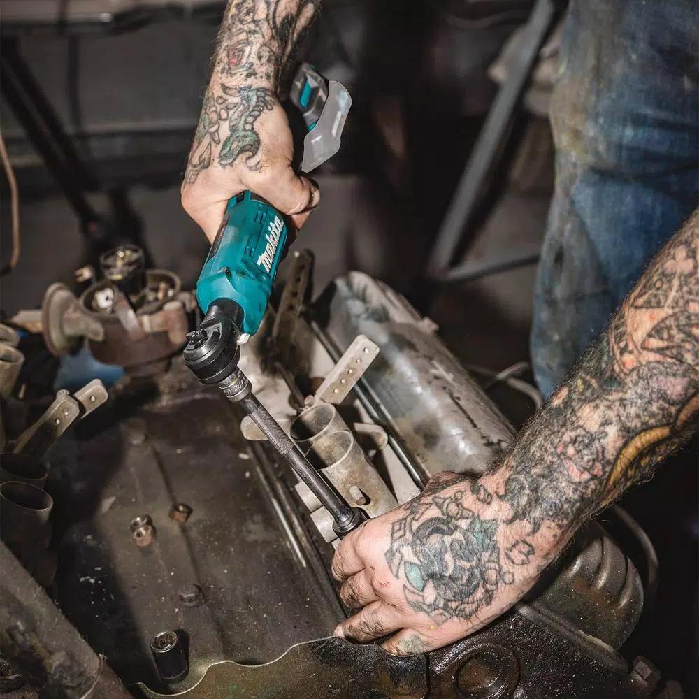 Makita 12V MAX CXT Cordless 3/8 in. and 1/4 in. Sq. Drive Ratchet, Tool Only