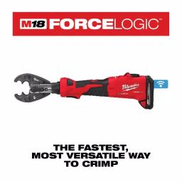 Milwaukee M18 FORCE LOGIC 6-Ton Cordless Utility Crimping Kit with O-D3 Jaw thumbnail 3