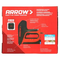 Arrow 6 in. Electric Stapler and Brad Nailer with Spiral Drive Technology thumbnail 2