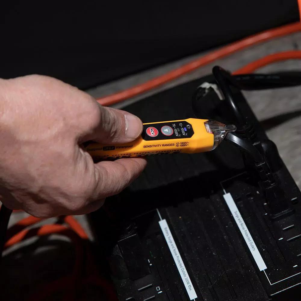 Klein Tools 2-Piece Voltage Tester and Wire Stripper Tool Set with Non-Contact Detector and Copper Wire Cutter