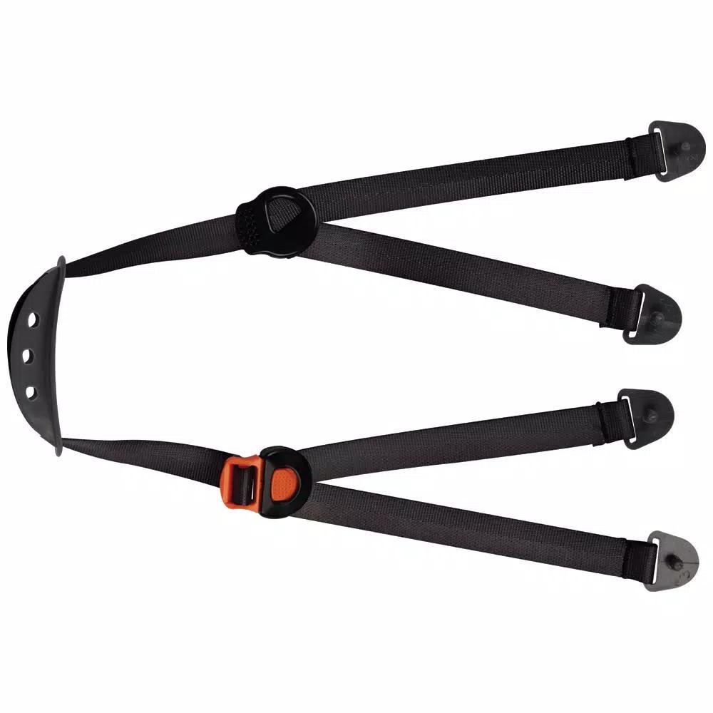 Klein Tools Hard Hat Chin Strap, Black, Non-Conductive Nylon