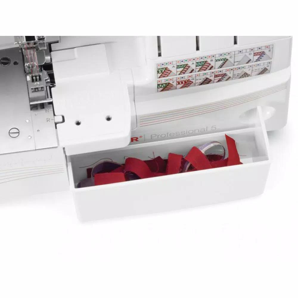 Singer 14T968DC Professional 5-Thread Serger Overlock Sewing Machine, White