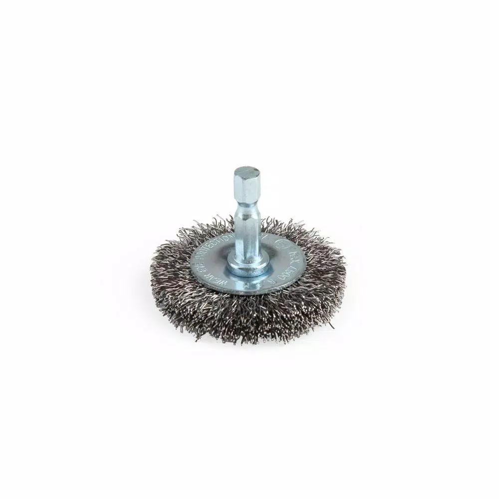 Lincoln Electric 2 in. Circular Coarse Wire Brush with 1/4 in. Shank