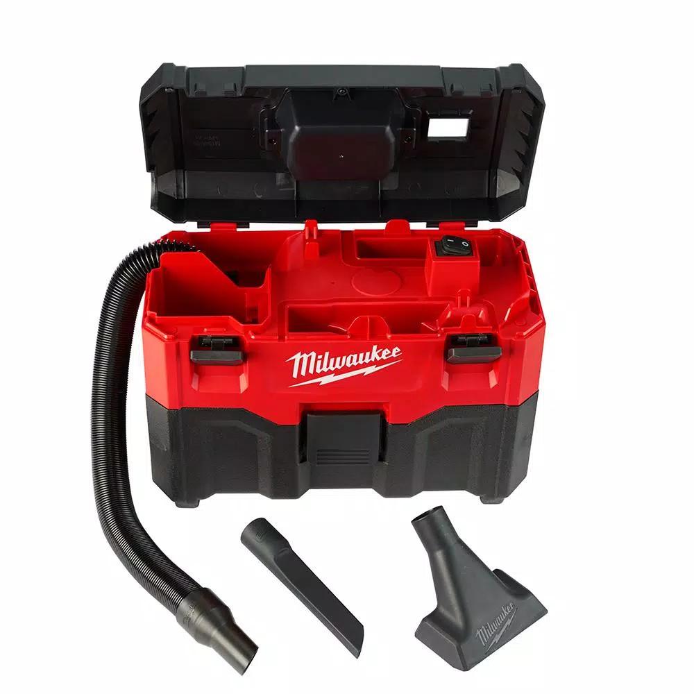 Milwaukee M18 18V Lithium-Ion Cordless Wet/Dry Vacuum & M18 Compact Vacuum 2-Tool Combo Kit