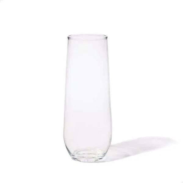 TOSSWARE Reserve 9 oz. Unbreakable Tritan Stemless Champagne Glasses, Set of 24