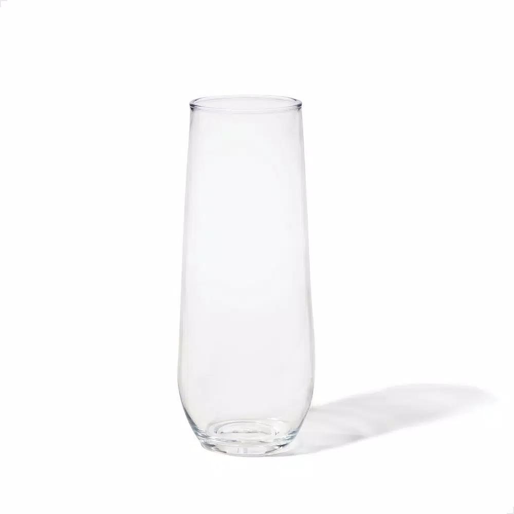 TOSSWARE Reserve 9 oz. Unbreakable Tritan Stemless Champagne Glasses, Set of 24