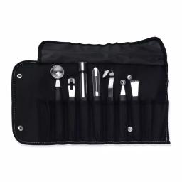 BergHOFF Essentials 8-Piece Stainless Steel Garnishing Tool Set with Carrying Case thumbnail 1
