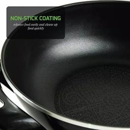 Ovente 13-Inch Non-Stick Electric Skillet with Tempered Glass Lid and Adjustable Temperature Control, Black thumbnail 6