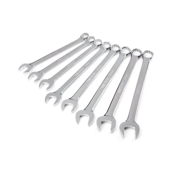 TEKTON 8-Piece SAE Combination Wrench Set, 1-9/16 in. to 2 in.