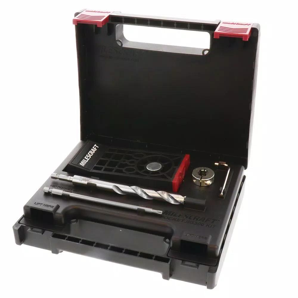 Milescraft PocketJig300 Heavy-Duty Pocket Hole Jig Kit for 2x4 Projects